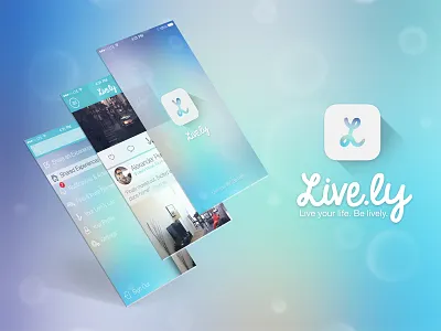 iPhone App UI Sneak Peek app home feed icon ios iphone logo mobile navigation splash ui user interface