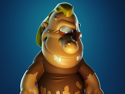 Monstober - Glamclops 3d illustration character design designer toy monster toy design vinyl toy