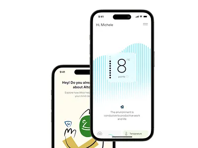 Altos App 🕊️ altos app app concept blue branding chart clean design graph illustration interface minimal mobile pastel startup ui widgets