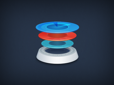 Chronos App Icon app chronos disc icon iconmoon mac plate time tracking