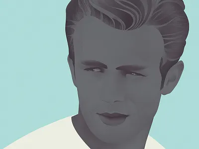 James Dean illustration