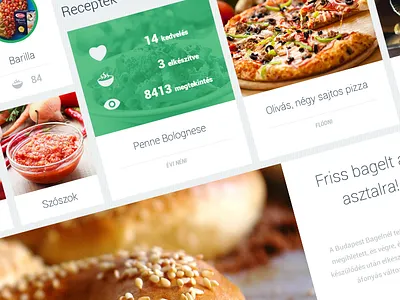 NoSalty Redesign Concept book cook fireworks flat food kitchen recipe webdesign