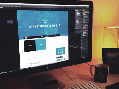 Style Sheet & UI Kit buttons forms icons interface navigation style sheet typography ui ui kit