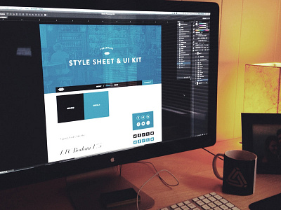 Style Sheet & UI Kit buttons forms icons interface navigation style sheet typography ui ui kit