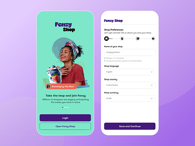 Fenzy Shop - Sell and Manage your business design ecommerce ecommerce shop etsy interface ios marketplace orders progress sell seller app shop store app ui user experience ux