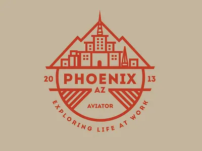 PHX - City Stamp illustration stamp vector