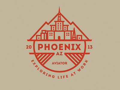 PHX - City Stamp illustration stamp vector