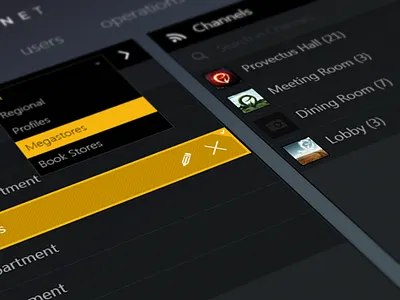 Intelligent Media System app application interface media ui web
