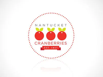 Nantucket Cranberries logo option cranberry fruit logo nantucket cranberries