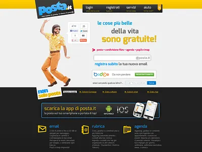 posta.it design email web webmail zimbra