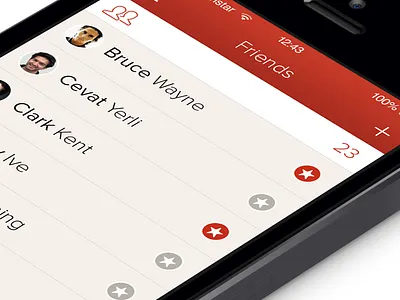 Friends - Path iOS7 friends ios7 iphone path redesign retina