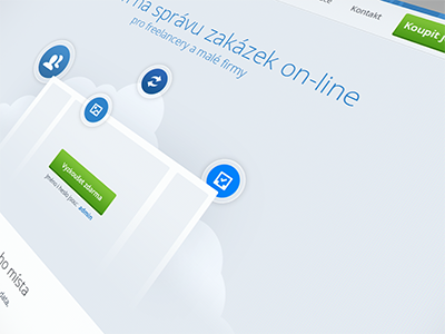 CRM website clean cloud crm design graphic icon management project tasks visualcreative. flat webdesign website