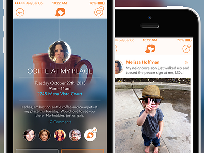 iPhone App - Event Detail, Timeline app apple ios 7 iphone retina timeline