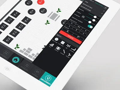 Ipad Cash-register App Plan Iso7 app buttons cash flat food icons ios7 ipad mobile plan register