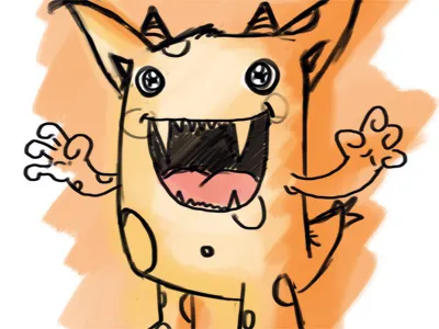 Monster Character Ideas art character concept cute digital drawing halloween happy illustration monster photoshop sketch