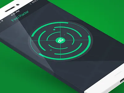 Radar app ios7 iphone radar ui