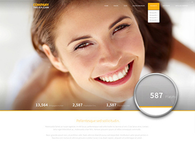 Responsive Website Theme theme webdesign website
