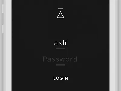Minimal Login branding clean flat iphone login minimal portfolio sharp ui ux
