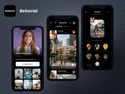 Modern Social Media App | BeSocial whatsapp clone