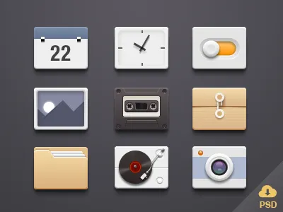 icons-Free PSD free icons psd seven