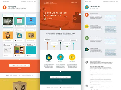 Assembly Pages assembly ui webdesign webpage