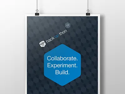 Edmodo Hackathon Poster branding education hackathon hexagon icon identity illustration logo pattern poster