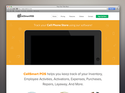 Landing Page Design landing page modern web design one page website web design website layout