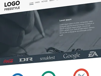 Freebie - A free landing page design download free freebie landing page landingpage psd template ui web