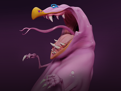 Dragon 3d dragon pixel sculpting