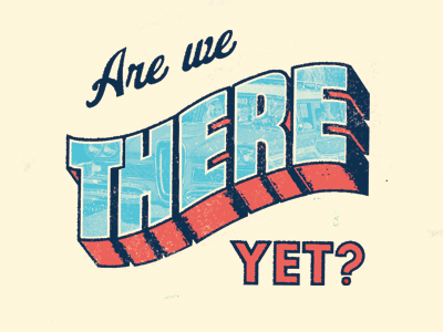 Threadless Road Trip Challenge contest lettering postcard road trip shirt station wagon threadless travel typography vacation