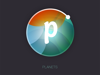 Planets icon app color geometry icon identity logo mobile music simple space ui web