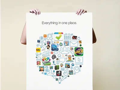 Edmodo Poster branding edmodo education icon illustration logo poster print