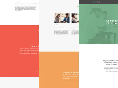 Landing Page Concept branding business consulting design landing page logo design website website design wordpress