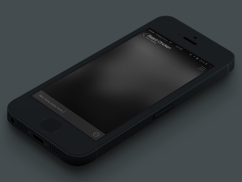IOS7 Blur MESSAGE GIF ae ai app dribbble icon interface ios ios7 photoshop ppt switch ui