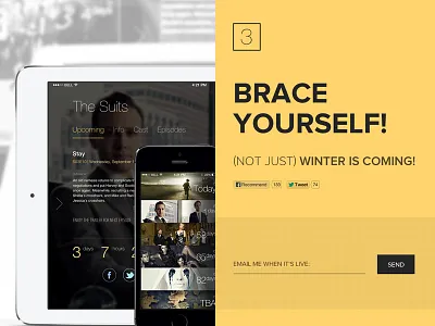 TeeVee 3 - Coming soon app ipad iphone teevee tv shows