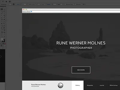Rune W. Molnes, Photographer dark flat photography web