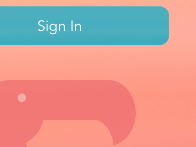 Flaminga Login Screen flat ui ios7 login sign in