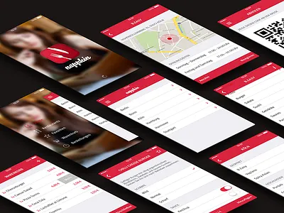 nappkin iOS7 App UI app flat icon interface ios7 iphone mobile navigation ordering restaurant splash ui