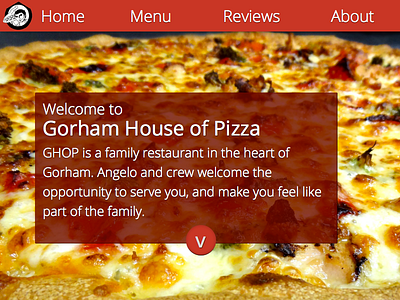 ghop.me pizza restaurant website