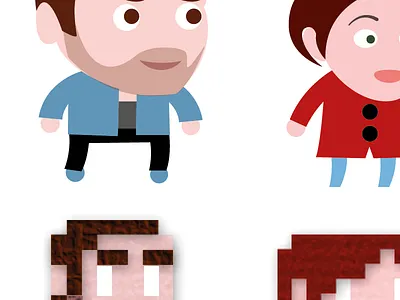 Pixel to Vectors pixel vector