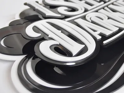 I See A Darkness acrylic bonnie prince billy deminsional johnny cash kentucky lettering louisville music will oldham