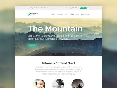 Church Theme church raleway roboto wordpress