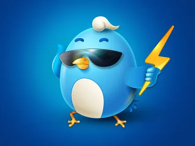 Product Bird bird cartoon lightning sunglasses