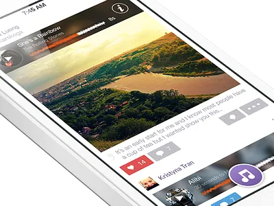 Snippit - Feed app feed ios music snippit ui