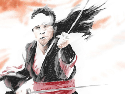Illustration - Sword Performance digital art illustration sword
