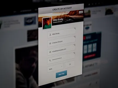 Modal Sign Up facebook login facebook sign up login modal mike busby modal window sign up
