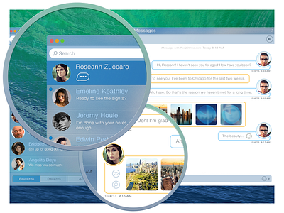 Messages.app Concept app design gui imessage interface mac macintosh macos messages osx ui ux