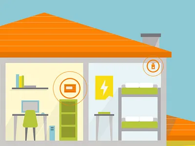 Customize Your Home illustration interactive ipad