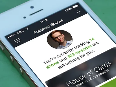 iOS 7 App for watched.li tv shows watched.li
