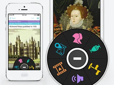 PictureThis - Heritage app app flat ui heritage location based app map mobile round navigation ui